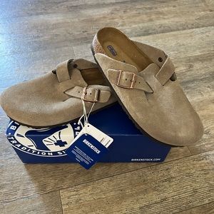Birkenstock Boston clog taupe